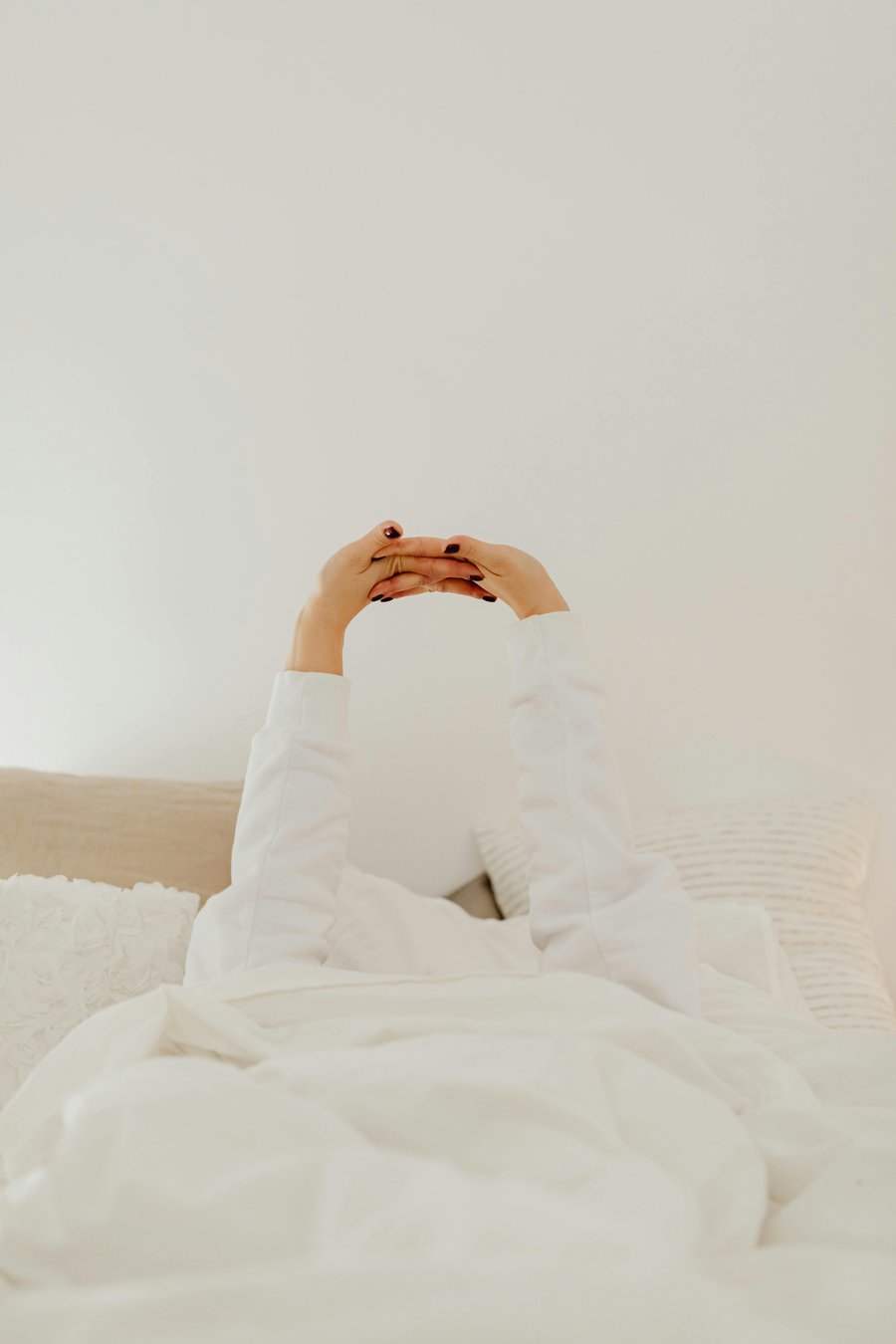 Stretching in the morning
